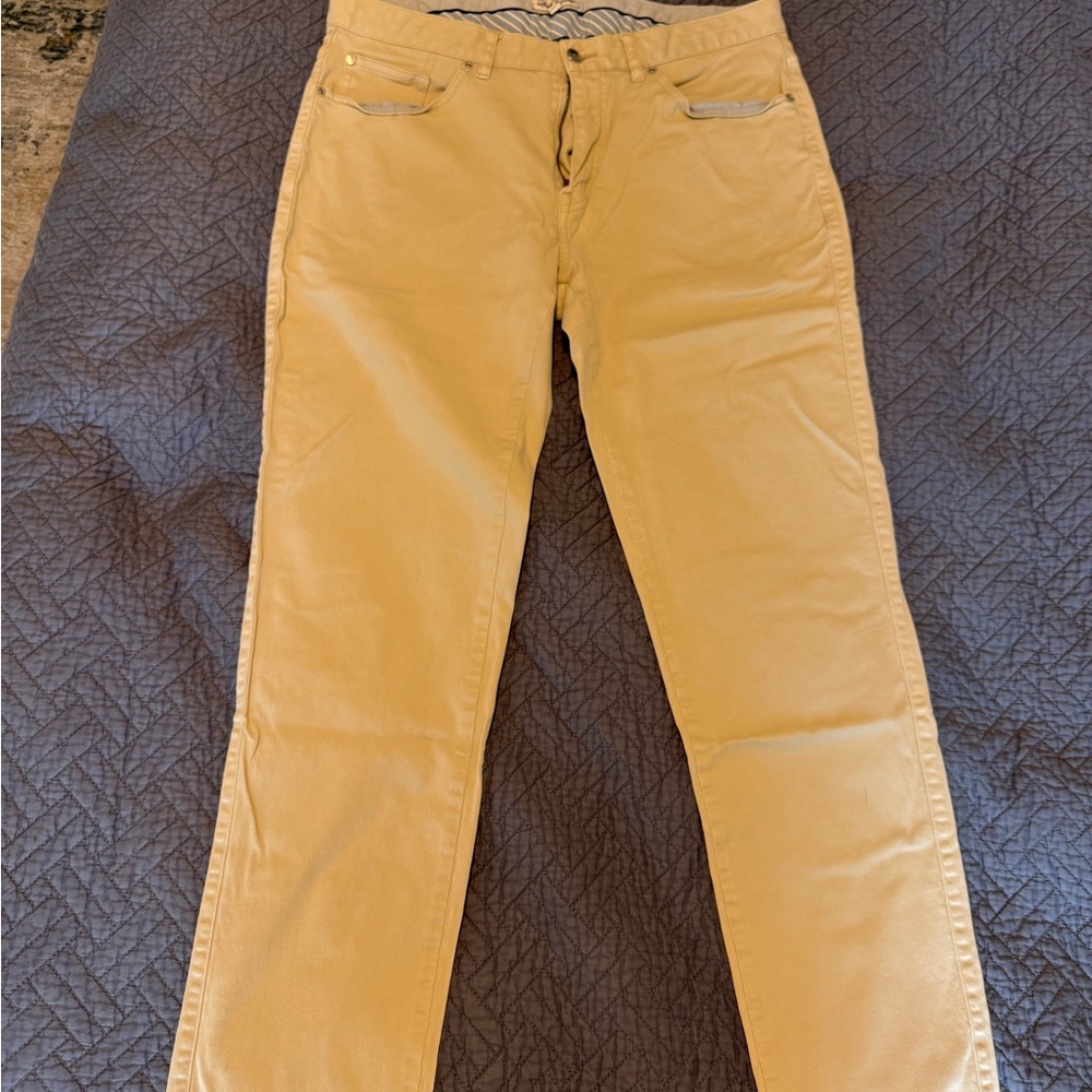 Peter Millar Signature Sateen khaki pants